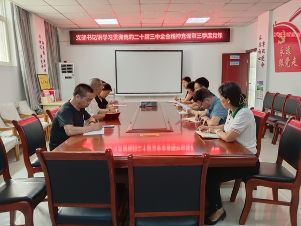 雅和物業(yè)：黨支部書(shū)記講學(xué)習貫徹黨的二十屆三中全會(huì )精神黨課暨三季度黨課